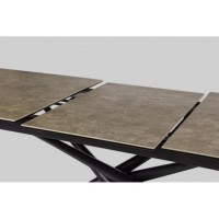 Bizzotto Seyfert Επεκτεινόμενο Κεραμικό Τραπέζι 160x90x76εκ., Καφέ