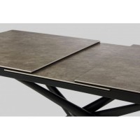Bizzotto Seyfert Επεκτεινόμενο Κεραμικό Τραπέζι 160x90x76εκ., Καφέ