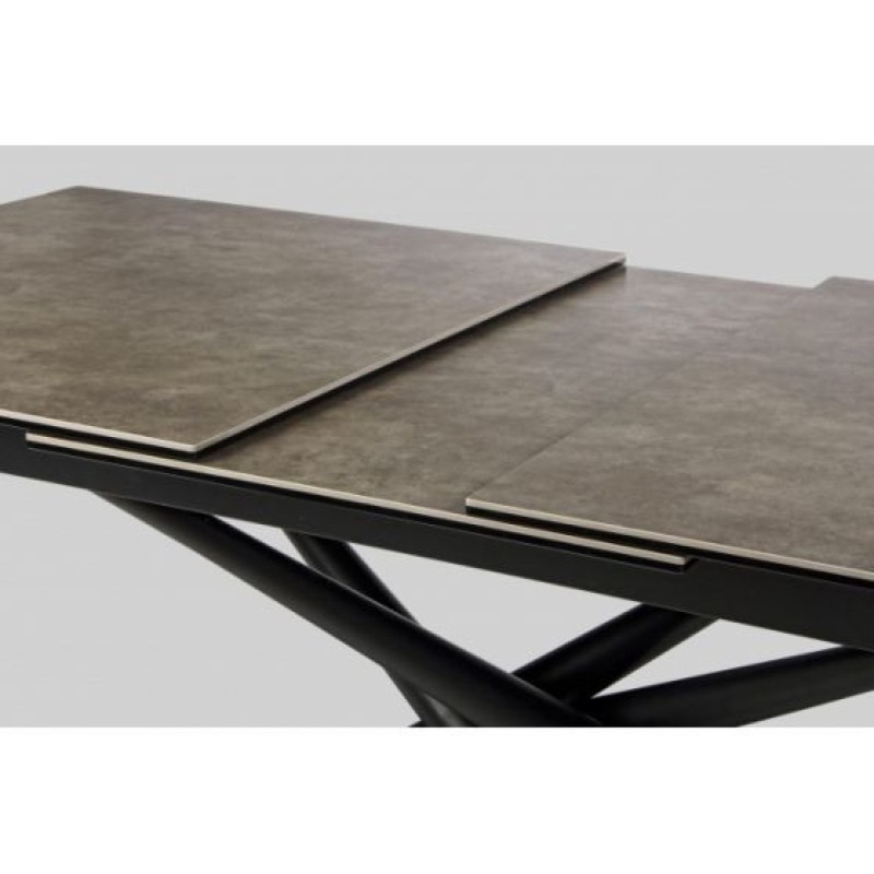 Bizzotto Seyfert Επεκτεινόμενο Κεραμικό Τραπέζι 160x90x76εκ., Καφέ