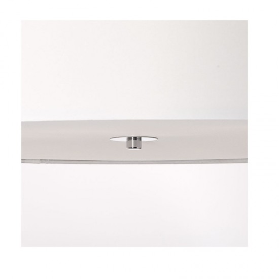 Brilliant Andria Φωτιστικό Οροφής 6φωτο Σε Χρώμιο Και Λευκό Χρώμα 93581/05
