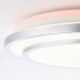 Brilliant Vilma Φωτιστικό Οροφής LED 32W Σε Ασημί Και Λευκό Χρώμα G97042/58