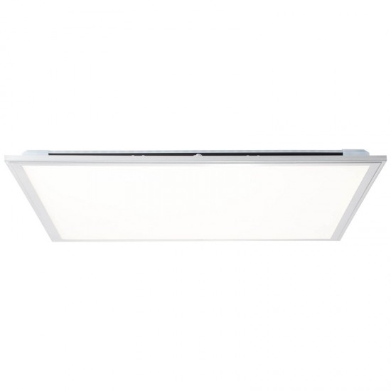 Brilliant Alissa Φωτιστικό Οροφής LED 42W Σε Ασημί Και Λευκό Χρώμα G97022/58