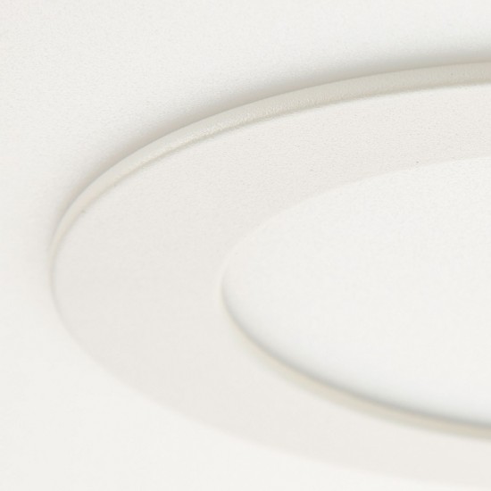 Brilliant Odella Φωτιστικό Οροφής LED 24W Ø45 CCT+DIM Σε Λευκό Χρώμα