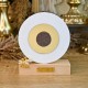 Χειροποίητο Γούρι Ξύλο Karma Eye – White L12cm H14cm