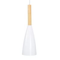 GLOBOSTAR® DILLON 00627 Μοντέρνο Κρεμαστό Φωτιστικό Οροφής με Ντουί 3 x E27 AC 220-240V IP20 - Λευκό & Μπεζ - Μ26 x Π26 x Υ130cm