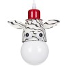 GLOBOSTAR® ZEBRA 00639 Παιδικό Κρεμαστό Φωτιστικό Οροφής με Ντουί 1 x E27 AC 220-240V IP20 - Πολύχρωμο - Μ19 x Π10.5 x Υ13.5cm