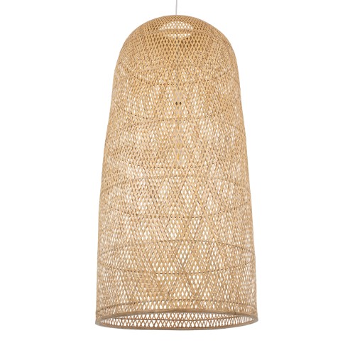 GLOBOSTAR® CALERO 00670 Boho Κρεμαστό Φωτιστικό Οροφής με Ντουί 1 x E27 AC 220-240V IP20 - Μπεζ - Μ60 x Π60 x Y120cm