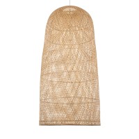 GLOBOSTAR® CALERO 00670 Boho Κρεμαστό Φωτιστικό Οροφής με Ντουί 1 x E27 AC 220-240V IP20 - Μπεζ - Μ60 x Π60 x Y120cm