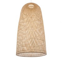GLOBOSTAR® CALERO 00670 Boho Κρεμαστό Φωτιστικό Οροφής με Ντουί 1 x E27 AC 220-240V IP20 - Μπεζ - Μ60 x Π60 x Y120cm
