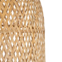 GLOBOSTAR® CALERO 00671 Boho Κρεμαστό Φωτιστικό Οροφής με Ντουί 1 x E27 AC 220-240V IP20 - Μπεζ - Μ50 x Π50 x Y110cm