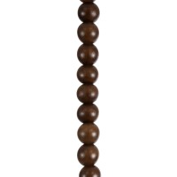 GLOBOSTAR® BEADS 00694 Vintage Κρεμαστό Φωτιστικό Οροφής με Ντουί 1 x E27 AC 220-240V IP20 - Καφέ - Μ4 x Π4 x Υ47cm