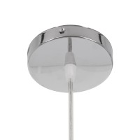 GLOBOSTAR® TAHITI 00711 Boho Κρεμαστό Φωτιστικό Οροφής με Ντουί 1 x E27 AC 220-240V IP20 - Καφέ - Μ38 x Π38 x Υ50cm