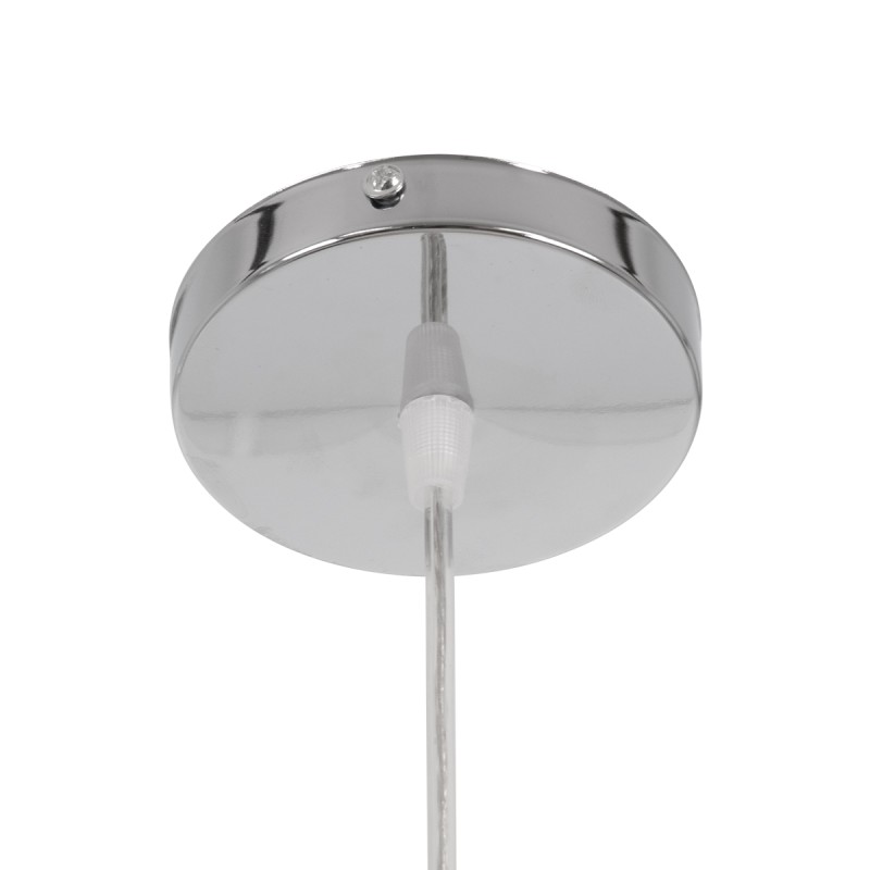 GLOBOSTAR® TAHITI 00711 Boho Κρεμαστό Φωτιστικό Οροφής με Ντουί 1 x E27 AC 220-240V IP20 - Καφέ - Μ38 x Π38 x Υ50cm