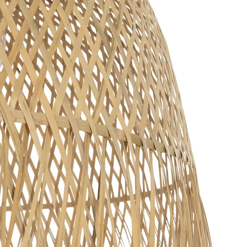 GLOBOSTAR® MANILA 00713 Boho Κρεμαστό Φωτιστικό Οροφής με Ντουί 1 x E27 AC 220-240V IP20 - Μπεζ - Μ50 x Π50 x Υ70cm