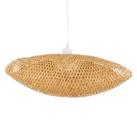 GLOBOSTAR® MEXICO 00719 Boho Κρεμαστό Φωτιστικό Οροφής με Ντουί 1 x E27 AC 220-240V IP20 - Μπεζ - Μ65 x Π46 x Υ30cm