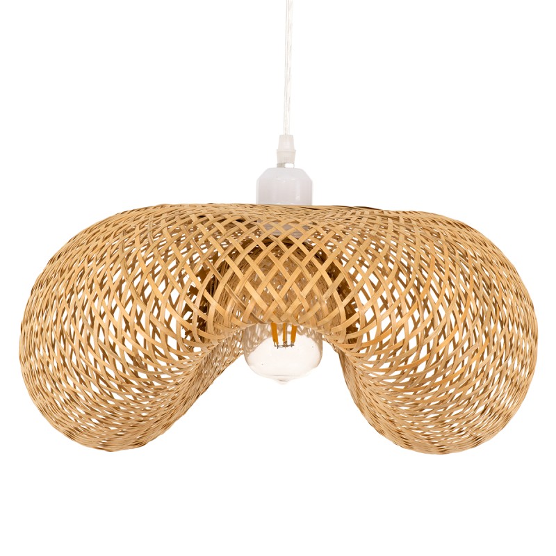 GLOBOSTAR® MEXICO 00719 Boho Κρεμαστό Φωτιστικό Οροφής με Ντουί 1 x E27 AC 220-240V IP20 - Μπεζ - Μ65 x Π46 x Υ30cm