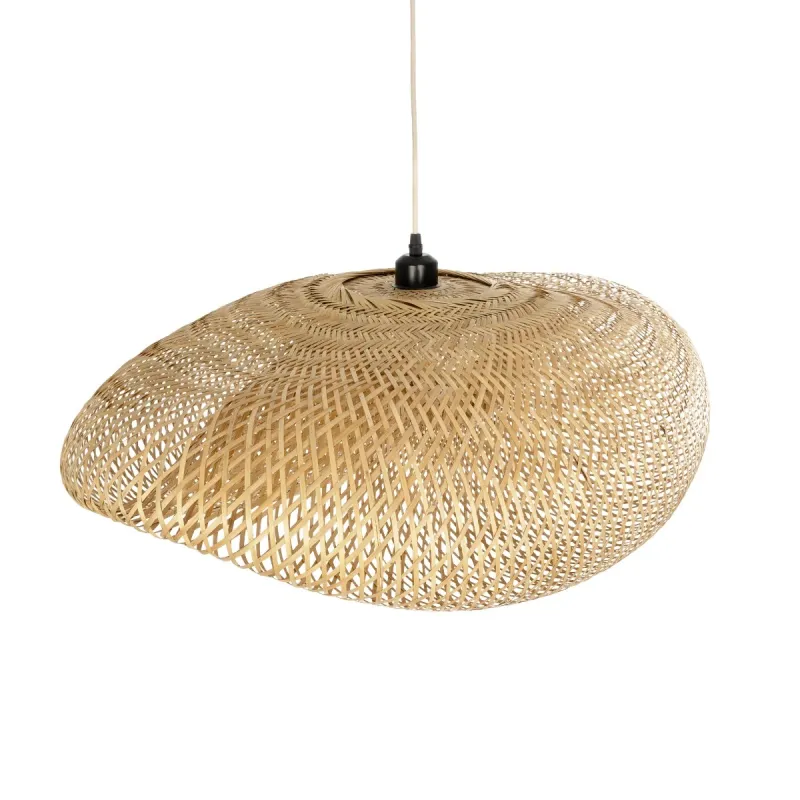 GLOBOSTAR® MEXICO 00720 Boho Κρεμαστό Φωτιστικό Οροφής με Ντουί 1 x E27 AC 220-240V IP20 - Μπεζ - Μ85 x Π55 x Υ36cm