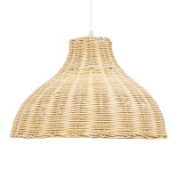 GLOBOSTAR® MAYOTTE 00724 Boho Κρεμαστό Φωτιστικό Οροφής με Ντουί 1 x E27 AC 220-240V IP20 - Μπεζ - Μ40 x Π40 x Υ28cm