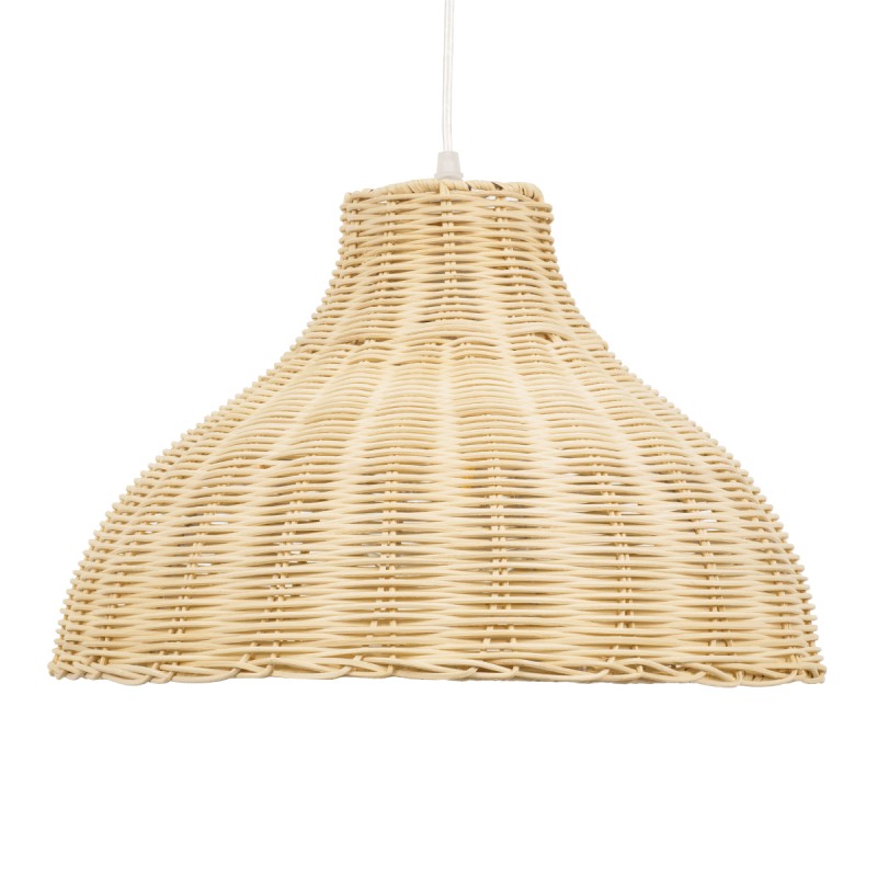 GLOBOSTAR® MAYOTTE 00724 Boho Κρεμαστό Φωτιστικό Οροφής με Ντουί 1 x E27 AC 220-240V IP20 - Μπεζ - Μ40 x Π40 x Υ28cm