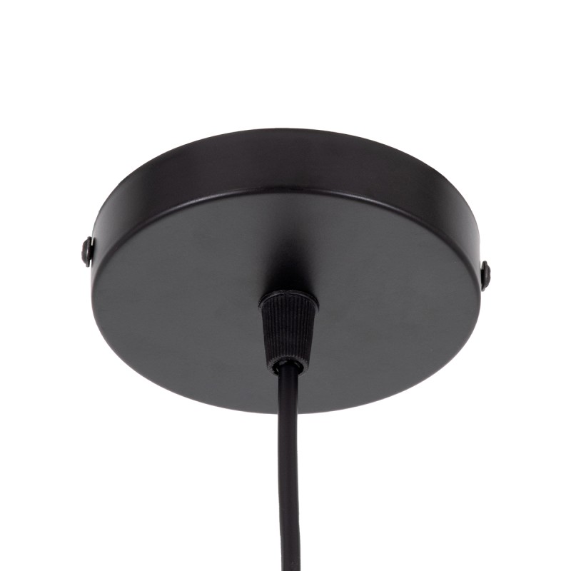 GLOBOSTAR® SPARKLE 00733 Μοντέρνο Κρεμαστό Φωτιστικό Οροφής με Ντουί 1 x E27 AC 220-240V IP20 - Μαύρο - Μ35 x Π35 x Υ26cm