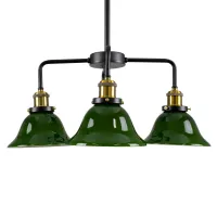 GLOBOSTAR® LIBRARY 00769 Vintage Φωτιστικό Οροφής με Ντουί 4 x E27 AC 220-240V IP20 - Πολύχρωμο - Μ57 x Π57 x Υ90cm