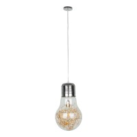 GLOBOSTAR® LAMP 00808 Μοντέρνο Κρεμαστό Φωτιστικό Οροφής με Ντουί 1 x E27 AC 220-240V IP20 - Πολύχρωμο - Μ30 x Π30 x Υ52cm