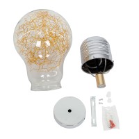 GLOBOSTAR® LAMP 00808 Μοντέρνο Κρεμαστό Φωτιστικό Οροφής με Ντουί 1 x E27 AC 220-240V IP20 - Πολύχρωμο - Μ30 x Π30 x Υ52cm