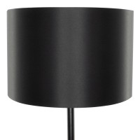 GLOBOSTAR® ASHLEY 00824 Μοντέρνο Επιδαπέδιο Φωτιστικό με Ντουί 1 x E27 AC 220-240V IP20 - Μαύρο & Μπεζ - Μ40 x Π40 x Υ145cm