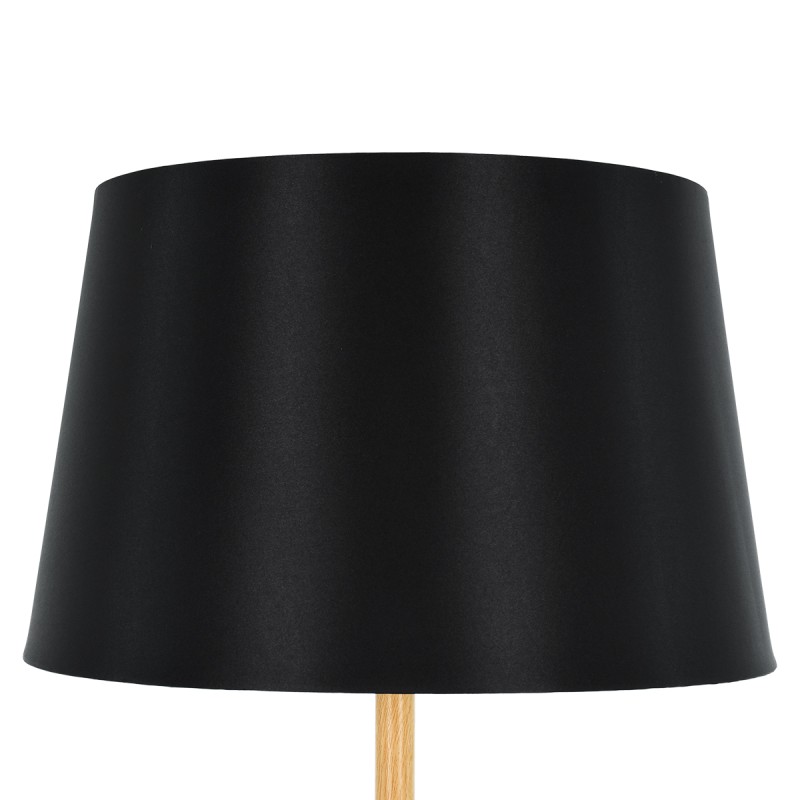 GLOBOSTAR® CEDAR 00827 Μοντέρνο Επιδαπέδιο Φωτιστικό με Ντουί 1 x E27 AC 220-240V IP20 - Μαύρο & Μπεζ - Μ40 x Π40 x Υ148cm