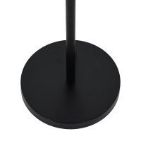 GLOBOSTAR® CEDAR 00827 Μοντέρνο Επιδαπέδιο Φωτιστικό με Ντουί 1 x E27 AC 220-240V IP20 - Μαύρο & Μπεζ - Μ40 x Π40 x Υ148cm