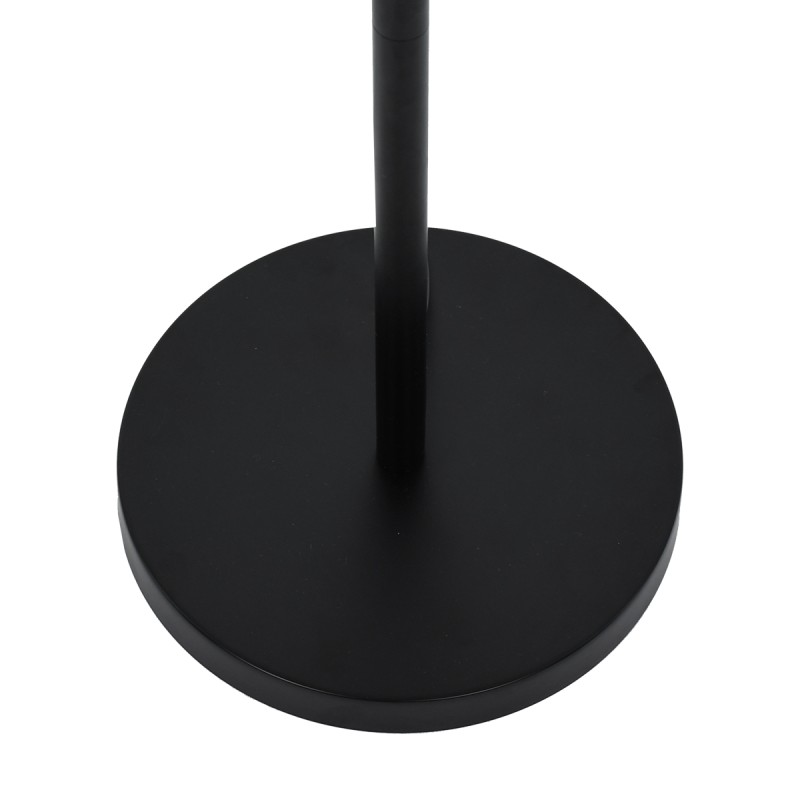 GLOBOSTAR® CEDAR 00827 Μοντέρνο Επιδαπέδιο Φωτιστικό με Ντουί 1 x E27 AC 220-240V IP20 - Μαύρο & Μπεζ - Μ40 x Π40 x Υ148cm