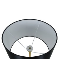 GLOBOSTAR® CEDAR 00829 Μοντέρνο Επιδαπέδιο Φωτιστικό με Ντουί 1 x E27 AC 220-240V IP20 - Μαύρο & Χρυσό - Μ40 x Π40 x Υ148cm