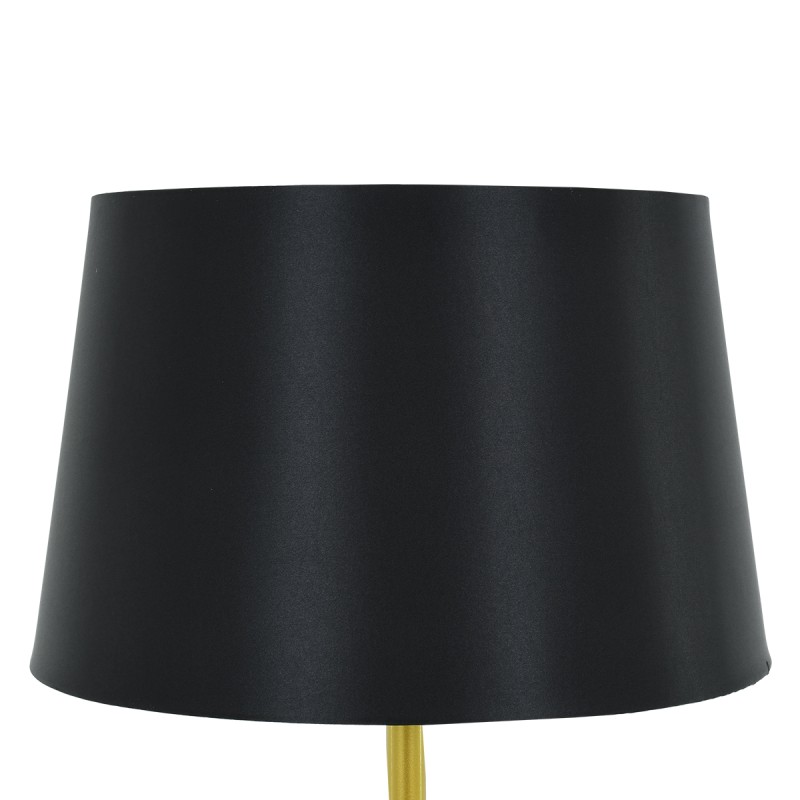GLOBOSTAR® CEDAR 00829 Μοντέρνο Επιδαπέδιο Φωτιστικό με Ντουί 1 x E27 AC 220-240V IP20 - Μαύρο & Χρυσό - Μ40 x Π40 x Υ148cm
