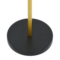 GLOBOSTAR® CEDAR 00829 Μοντέρνο Επιδαπέδιο Φωτιστικό με Ντουί 1 x E27 AC 220-240V IP20 - Μαύρο & Χρυσό - Μ40 x Π40 x Υ148cm
