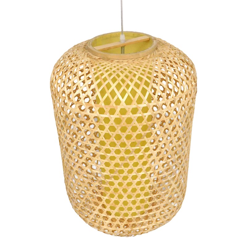 GLOBOSTAR® MAURITIUS 00901 Boho Κρεμαστό Φωτιστικό Οροφής με Ντουί 1 x E27 AC 220-240V IP20 - Μπεζ - Μ40 x Π40 x Υ60cm