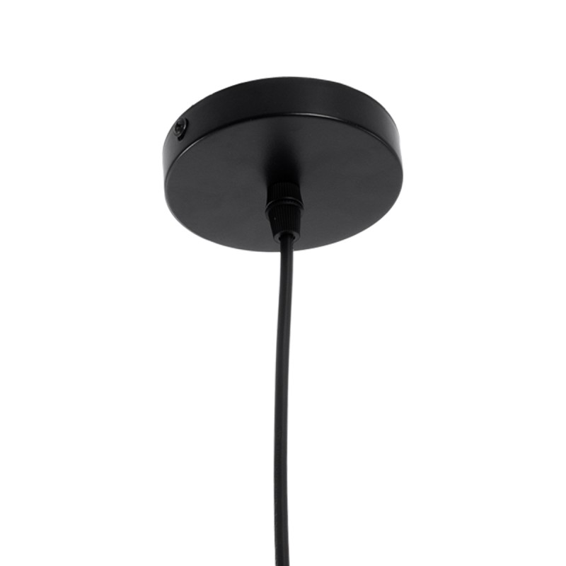 GLOBOSTAR® JAVER 00934 Vintage Κρεμαστό Φωτιστικό Οροφής με Ντουί 1 x E27 AC 220-240V IP20 - Διάφανο & Ροζ Χρυσό - Μ14.5 x Π14.5 x Υ28cm