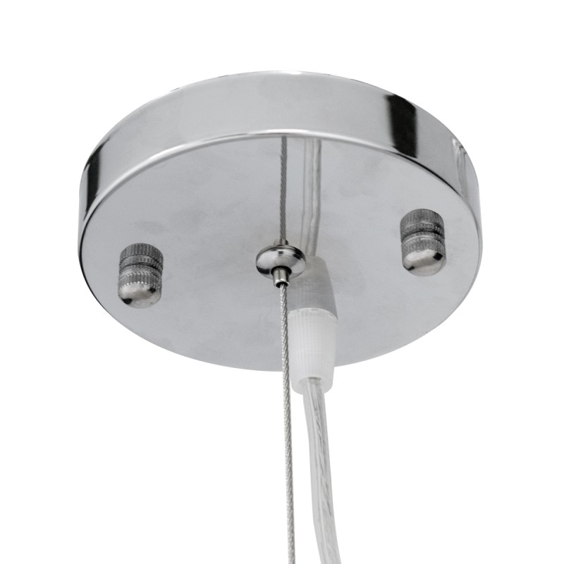 GLOBOSTAR® MALIBU 00966 Boho Κρεμαστό Φωτιστικό Οροφής με Ντουί 1 x E27 AC 220-240V IP20 - Μαύρο - Μ100 x Π100 x Y86cm