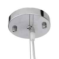 GLOBOSTAR® MALIBU 00967 Boho Κρεμαστό Φωτιστικό Οροφής με Ντουί 1 x E27 AC 220-240V IP20 - Καφέ - Μ100 x Π100 x Y86cm