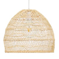 GLOBOSTAR® MALIBU 00973 Boho Κρεμαστό Φωτιστικό Οροφής με Ντουί 1 x E27 AC 220-240V IP20 - Μπεζ - Μ40 x Π40 x Υ35cm