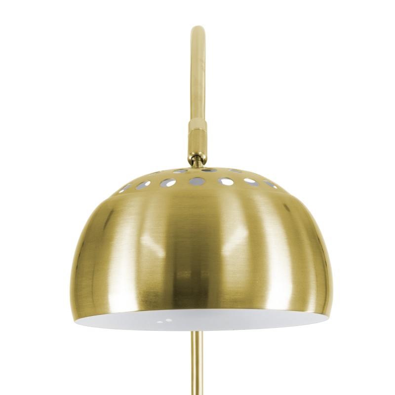 GLOBOSTAR® PRAGUE 00991 Μοντέρνο Επιδαπέδιο Φωτιστικό με Ντουί 1 x E27 AC 220-240V IP20 - Χρυσό & Μαύρο - Μ90 x Π29.5 x Υ180cm