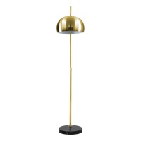 GLOBOSTAR® PRAGUE 00992 Μοντέρνο Επιδαπέδιο Φωτιστικό με Ντουί 1 x E27 AC 220-240V IP20 - Χρυσό Βούρτσας - Μ210 x Π45 x Υ220cm