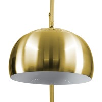 GLOBOSTAR® PRAGUE 00992 Μοντέρνο Επιδαπέδιο Φωτιστικό με Ντουί 1 x E27 AC 220-240V IP20 - Χρυσό Βούρτσας - Μ210 x Π45 x Υ220cm