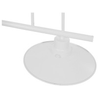 GLOBOSTAR® REGAL 01008 Vintage Φωτιστικό Οροφής με Ντουί 2 x E27 AC 220-240V IP20 - Λευκό - Μ80 x Π26 x Υ82cm