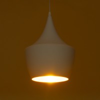 GLOBOSTAR® SHANGHAI 01026 Μοντέρνο Κρεμαστό Φωτιστικό Οροφής με Ντουί 3 x E27 AC 220-240V IP20 - Λευκό & Χρυσό - Μ79.5 x Π79.5 x Υ38cm - Σετ 3 Τεμαχίων