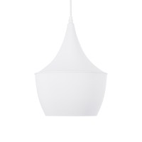 GLOBOSTAR® SHANGHAI 01026-A Μοντέρνο Κρεμαστό Φωτιστικό Οροφής με Ντουί 1 x E27 AC 220-240V IP20 - Λευκό & Χρυσό - Μ24 x Π24 x Υ30cm