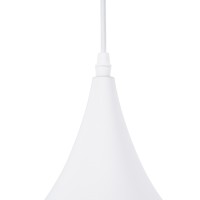 GLOBOSTAR® SHANGHAI 01026-A Μοντέρνο Κρεμαστό Φωτιστικό Οροφής με Ντουί 1 x E27 AC 220-240V IP20 - Λευκό & Χρυσό - Μ24 x Π24 x Υ30cm