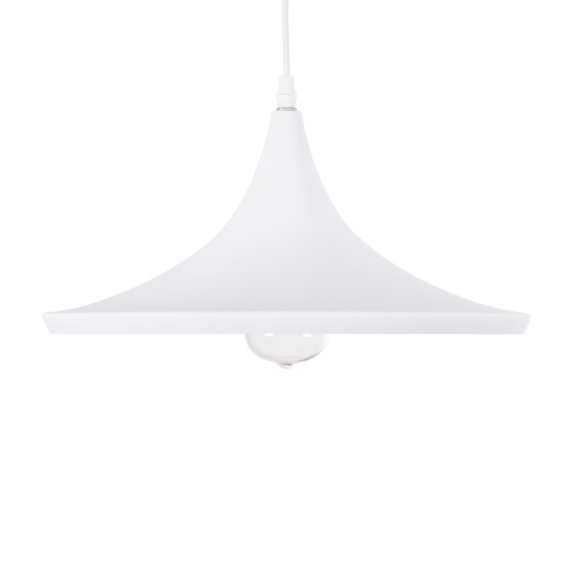GLOBOSTAR® SHANGHAI 01026-B Μοντέρνο Κρεμαστό Φωτιστικό Οροφής με Ντουί 1 x E27 AC 220-240V IP20 - Λευκό & Χρυσό - Μ37 x Π37 x Υ17cm