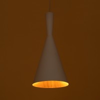 GLOBOSTAR® SHANGHAI 01026 Μοντέρνο Κρεμαστό Φωτιστικό Οροφής με Ντουί 3 x E27 AC 220-240V IP20 - Λευκό & Χρυσό - Μ79.5 x Π79.5 x Υ38cm - Σετ 3 Τεμαχίων