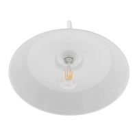 GLOBOSTAR® SORD 01051 Vintage Φωτιστικό Τοίχου - Απλίκα με Ντουί 1 x E27 AC 220-240V IP20 - Λευκό - Μ36 x Π42 x Υ32cm