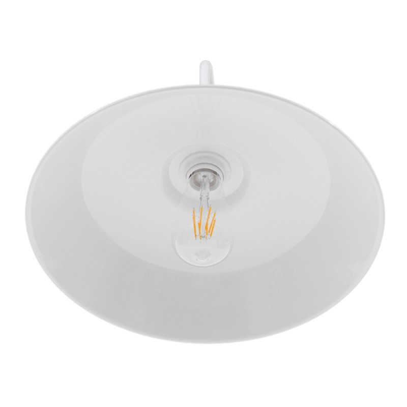 GLOBOSTAR® SORD 01051 Vintage Φωτιστικό Τοίχου - Απλίκα με Ντουί 1 x E27 AC 220-240V IP20 - Λευκό - Μ36 x Π42 x Υ32cm
